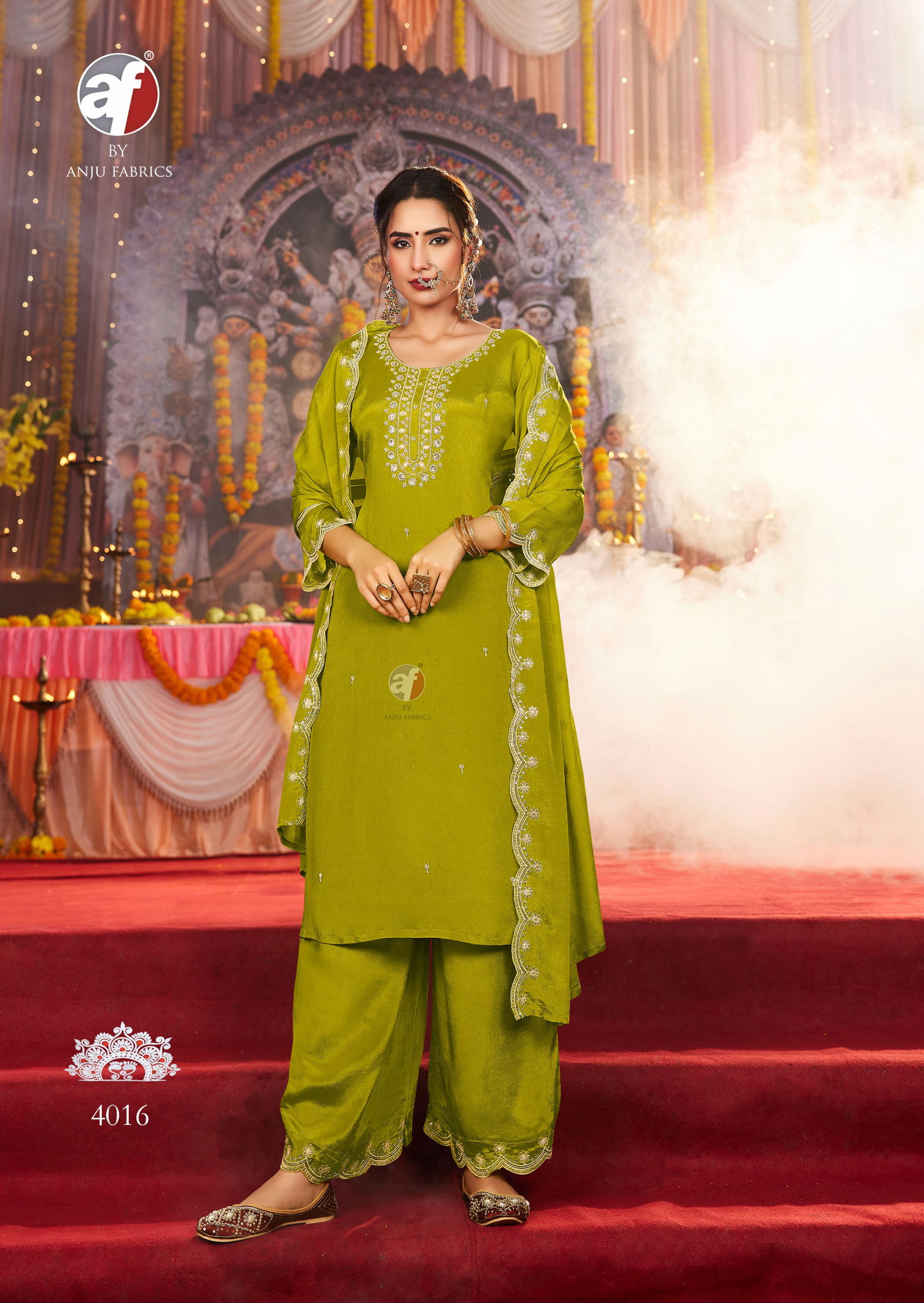 Sahiba Vol 6 By Af Chinon Kurti With Bottom Dupatta Wholesale Market In Surat
